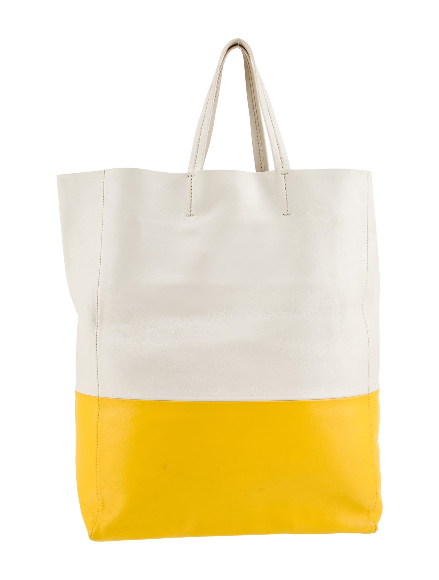 Celine Leather Vertical Cabas